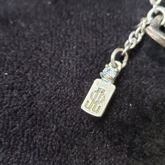 J Lo Womens Fashion Silver Link Chain Fringe Necklace Jewelry with Lobster Clasp - Picture 6 of 7